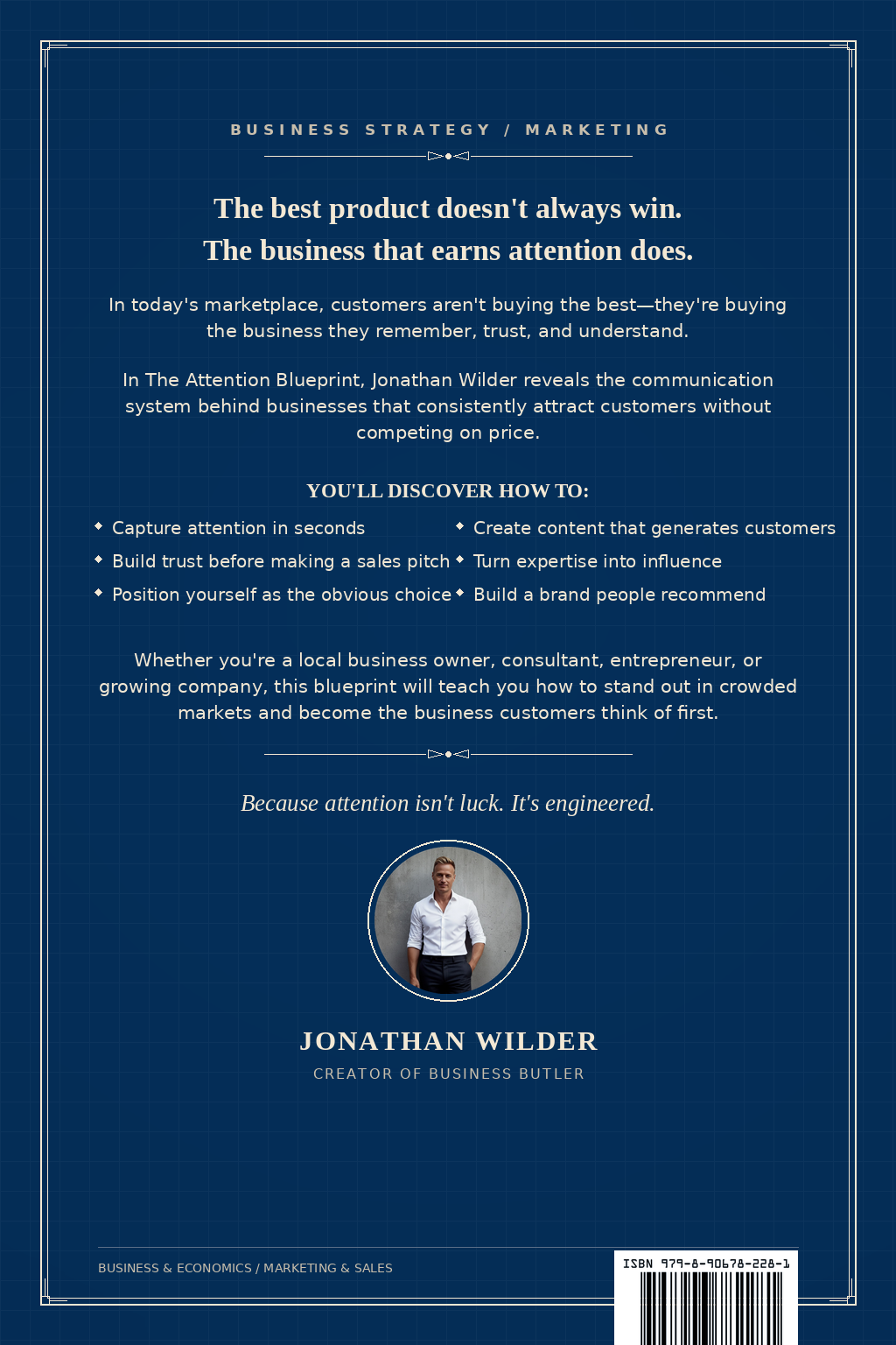 Back cover of The Attention Blueprint